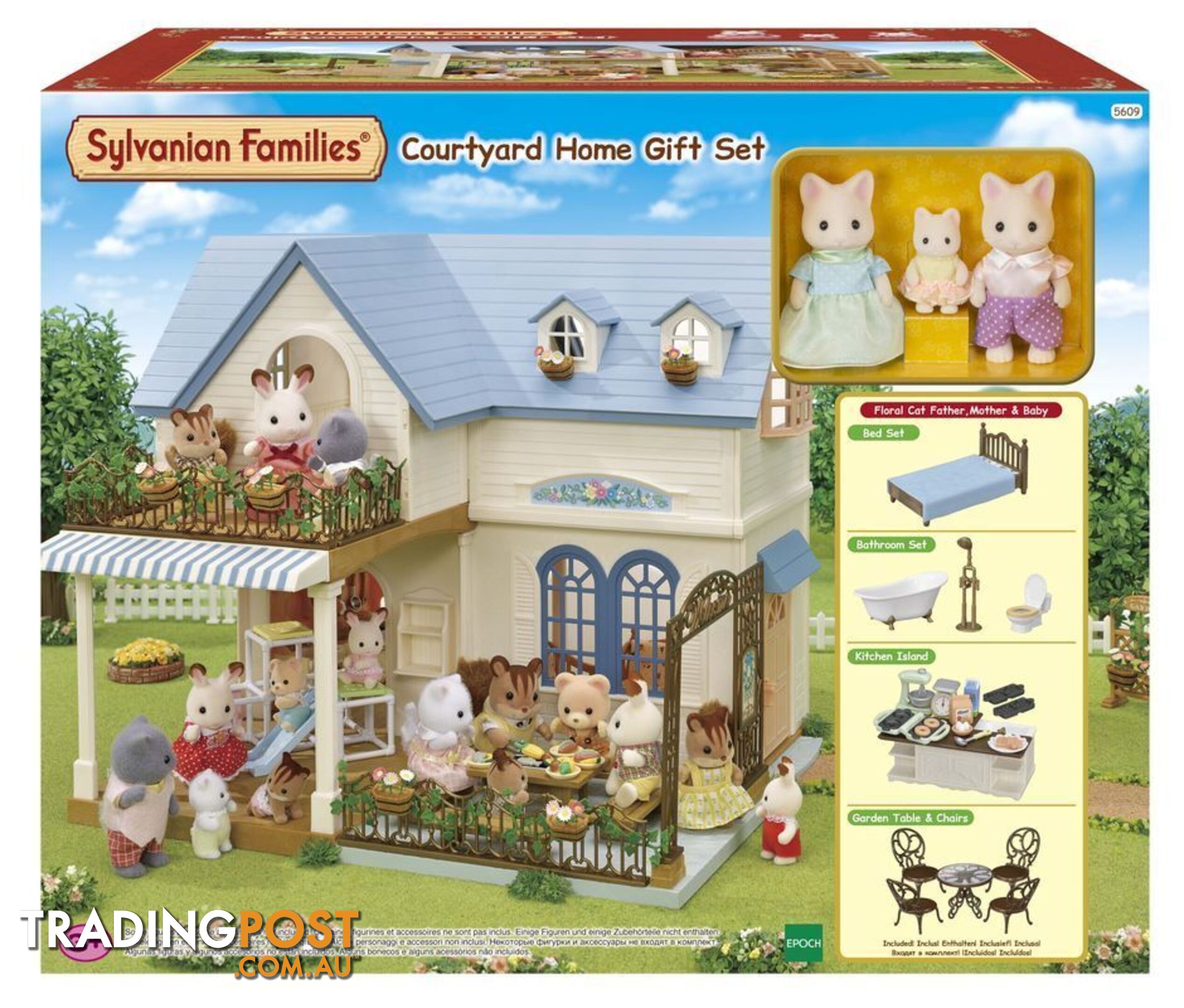 Sylvanian Families - Courtyard Home Gift Set - Mdsf5609 - 5054131056097