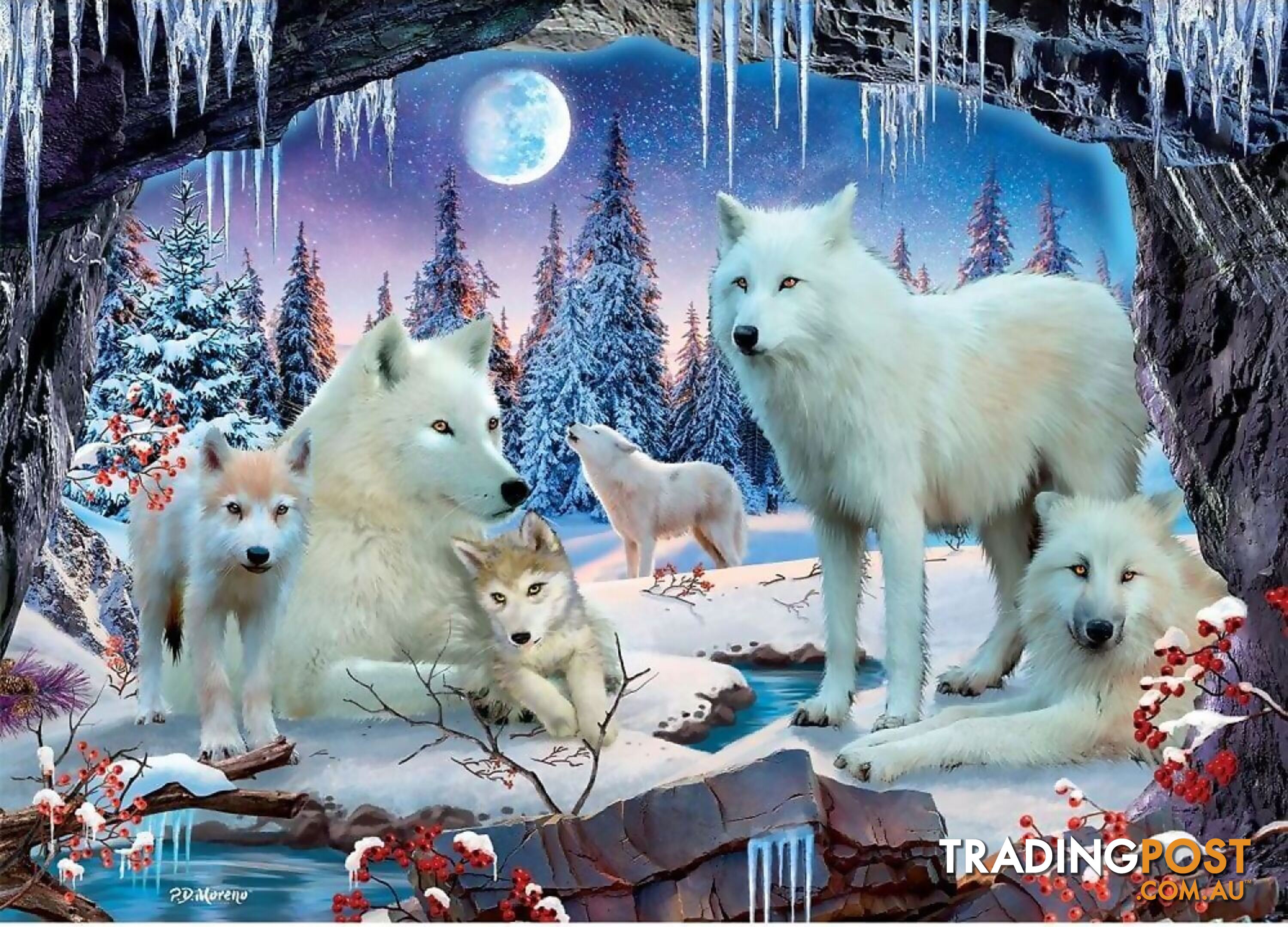 Holdson - Call Of The Wild Winter Wolves Jigsaw Puzzle 1000pc - Jdhol775729 - 9414131775729