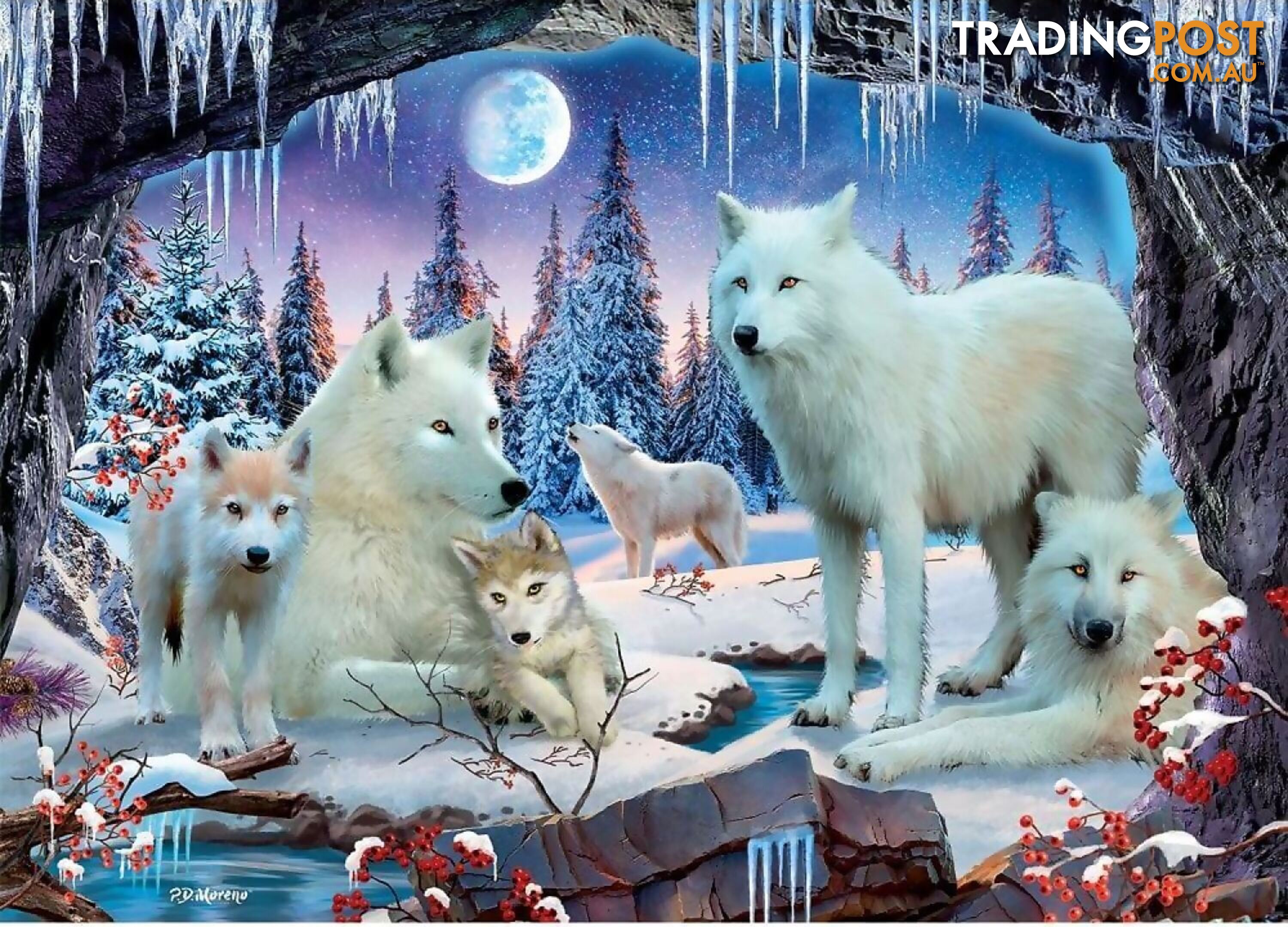 Holdson - Call Of The Wild Winter Wolves Jigsaw Puzzle 1000pc - Jdhol775729 - 9414131775729