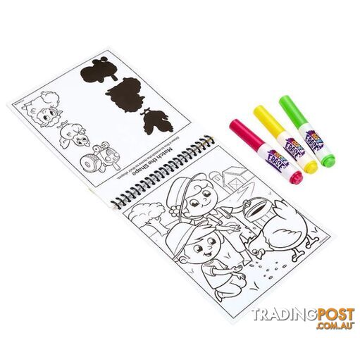 Crayola Color & Erase Reusable Activity Pad On The Farm - Bs811492 - 071662114923