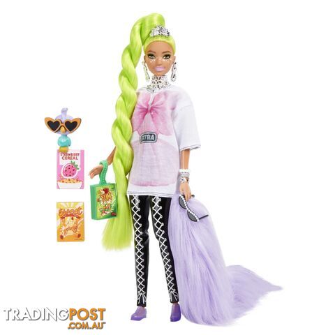 Barbie Doll And Accessories Barbie Extra Doll With Pet Parrot - MAHDJ44 - 194735024445