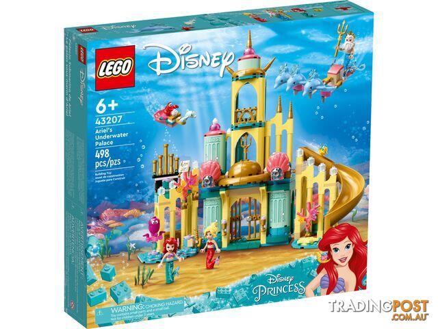 LEGO 43207 Arielâ€™s Underwater Palace - Disney Princess - 5702017154343