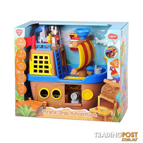 Pirate Battery Operated Ship Adventure Playgo Toys Ent. Ltd Art65503 - 4892401098405