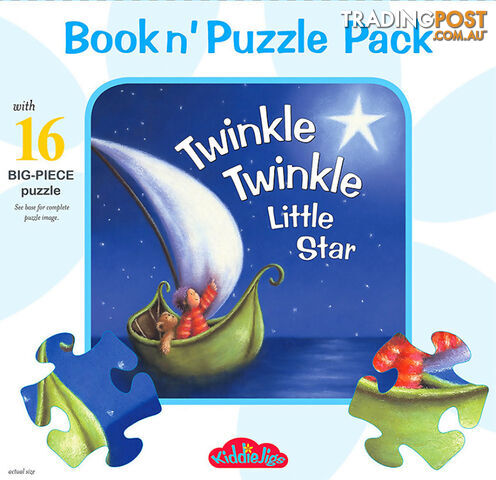 Twinkle Twinkle Little Star Book N Puzzle Pack 16pcs- Jdbro691846 - 9780648691846