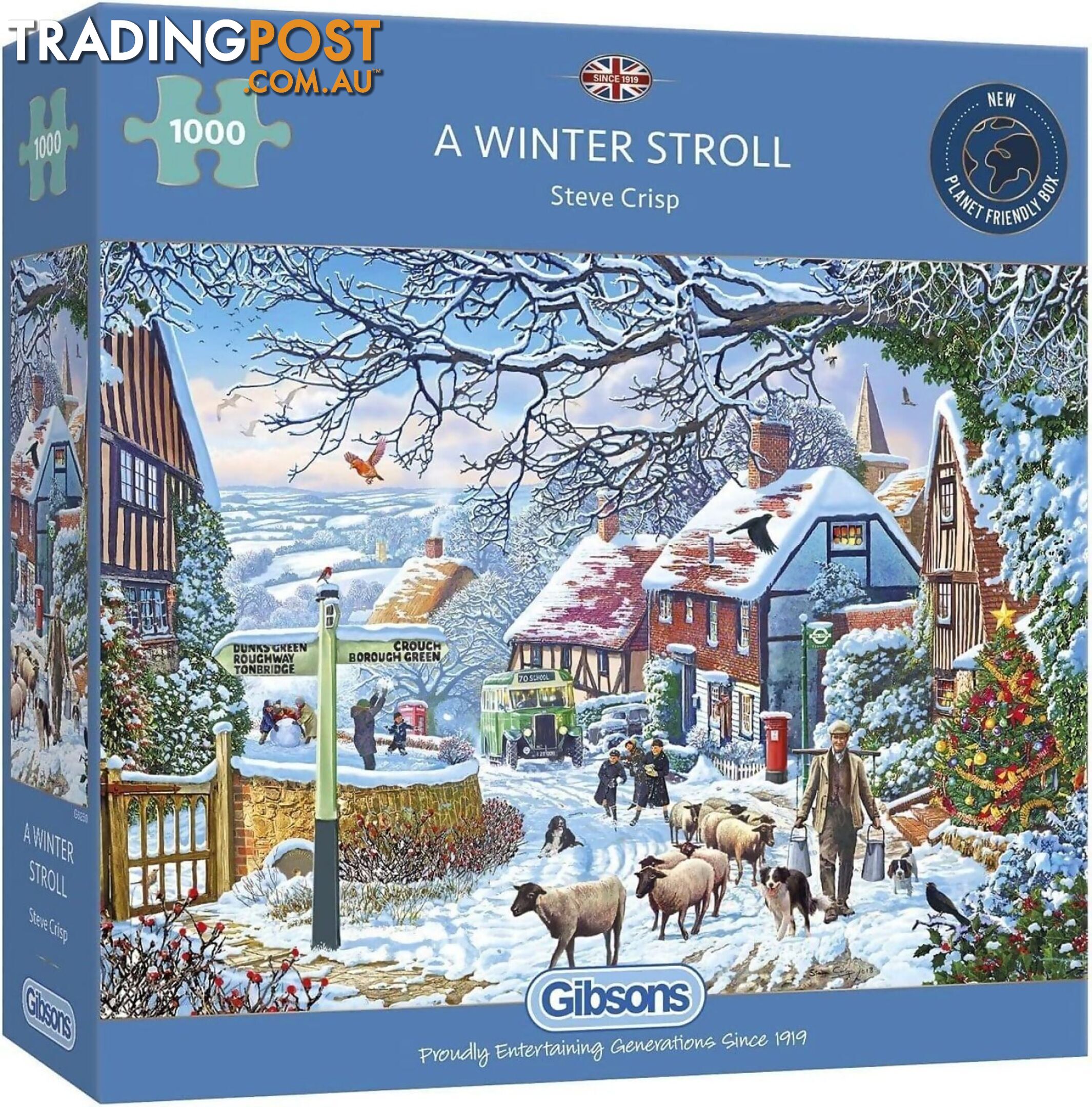 Gibsons - A Winter Stroll Jigsaw Puzzle 1000pc - Jdgib062502 - 5012269062502