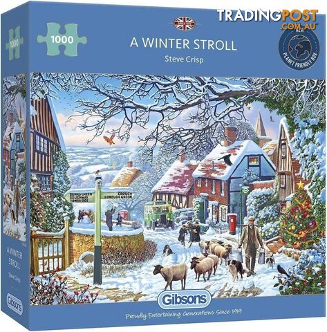Gibsons - A Winter Stroll Jigsaw Puzzle 1000pc - Jdgib062502 - 5012269062502