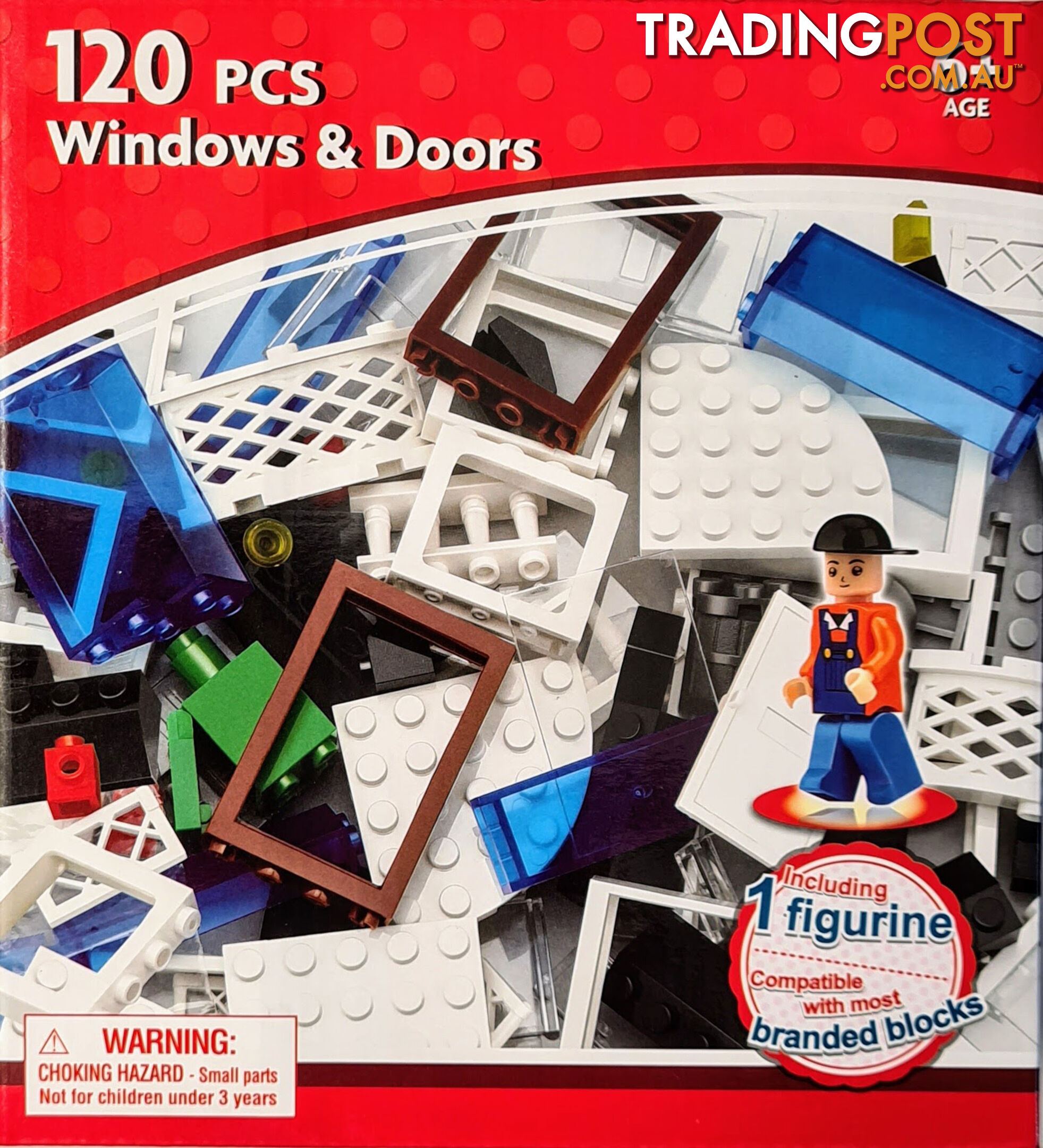 Building Blocks Windows & Doors 120 Pieces