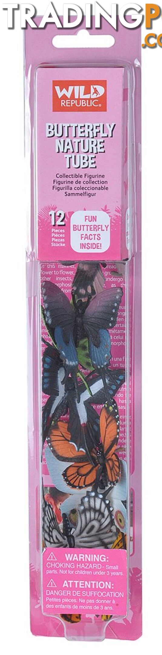 Wild Republic Nature Tubes Butterfly Figurines Wr12889 - 092389128895
