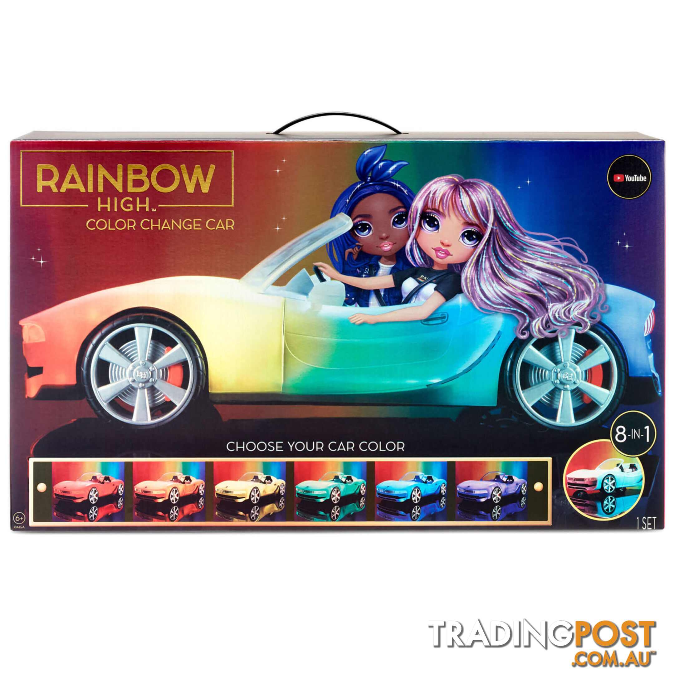 Rainbow High - Convertible Color Change Car - Bj574316 - 035051574316