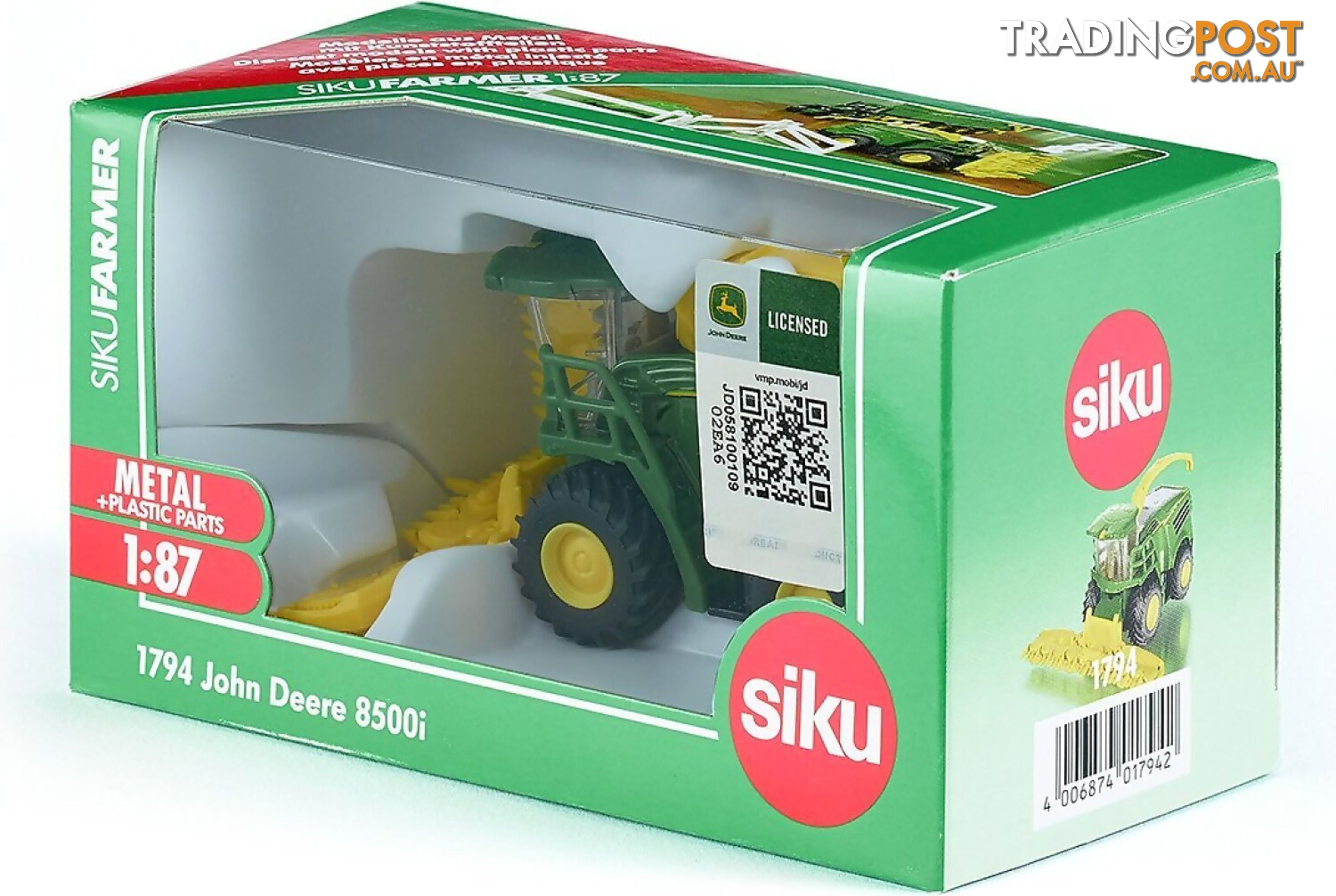 Siku - John Deere 8500i Forage Harvester - Mdsi1794 - 4006874017942