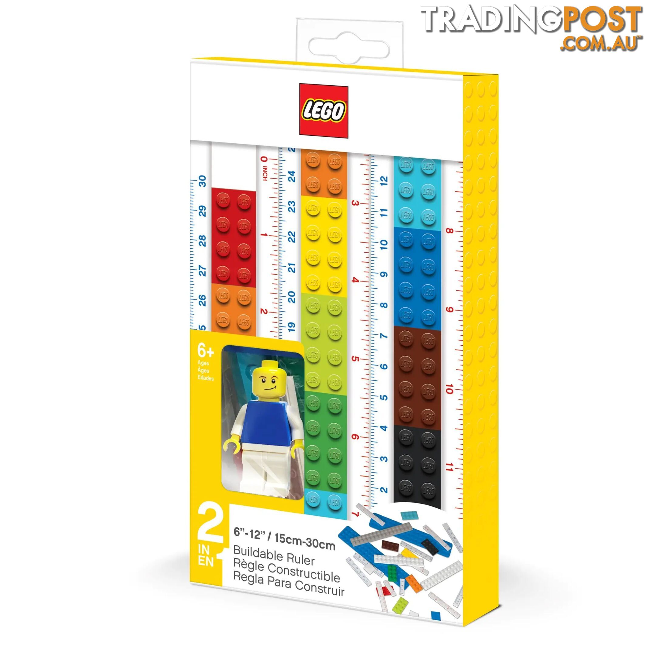 LEGO Convertible Ruler with Minifigure - Hc7452558 - 4895028525583