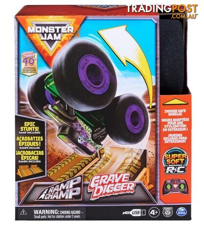 Monster Jam  - Rc Ramp Champ Grave Digger - Si6065348 - 778988436929