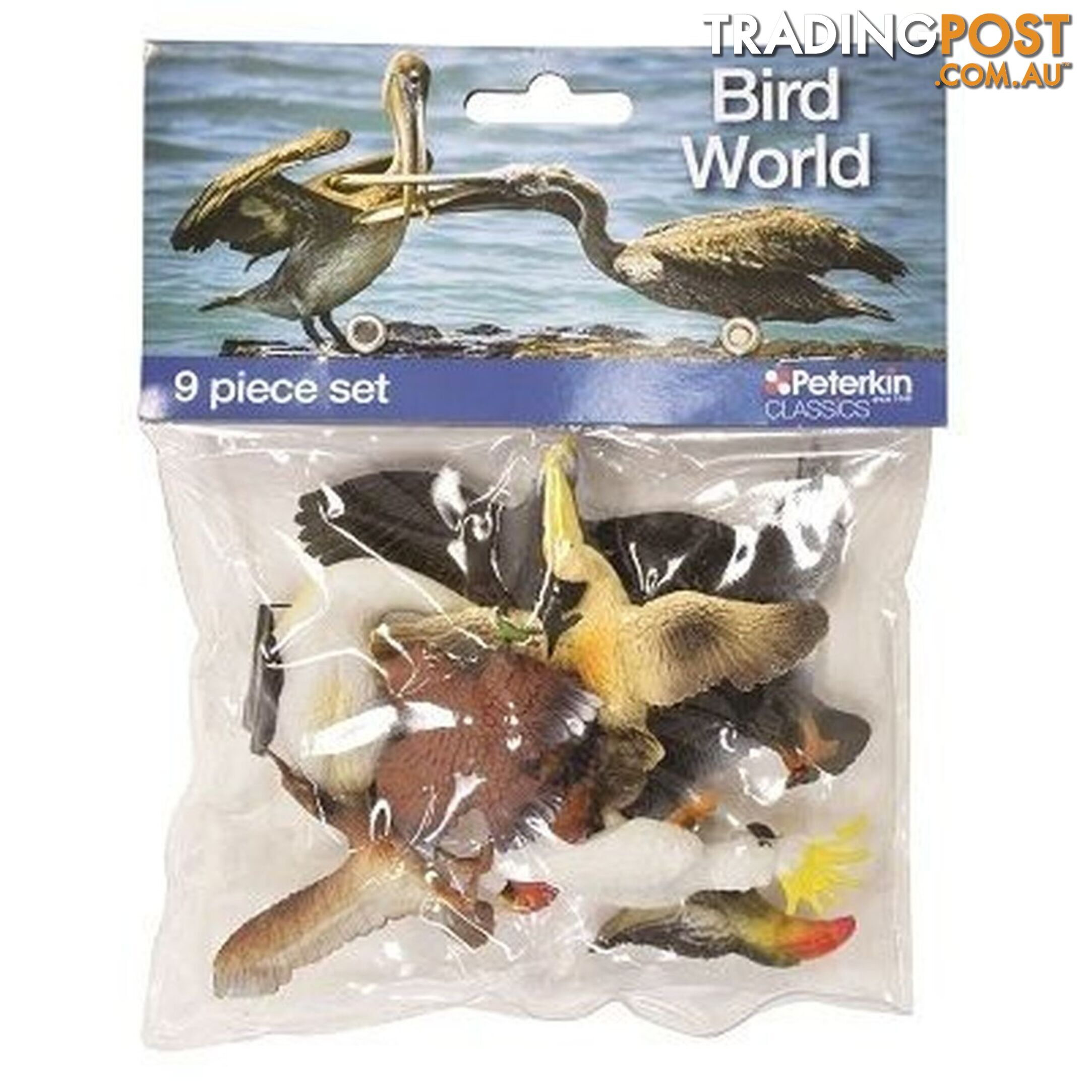 Bird World 9 Piece Animal Set Art64266 - 5018621210482