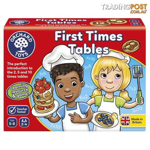 Orchard Toys -  First Times Tables Mdoc102 - 5011863000989