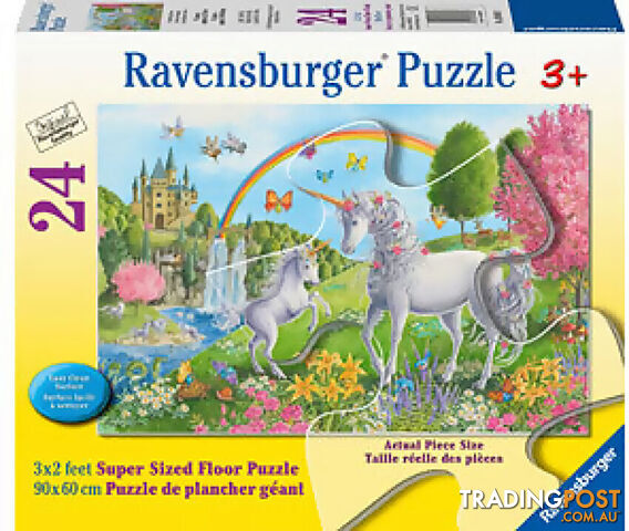Ravensburger - Prancing Unicorns Jigsaw Puzzle 24pc - Mdrb030439 - 4005556030439