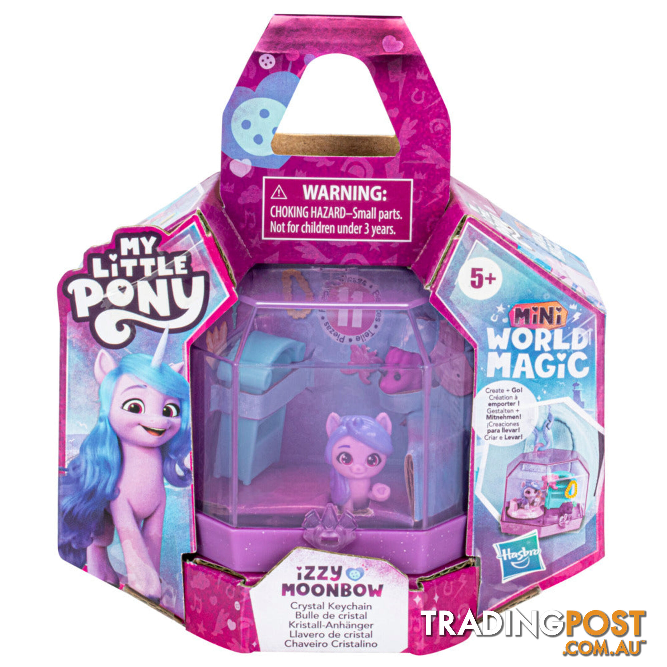 My Little Pony - Mini World Magic Crystal Keychain Izzy Moonbow - Hasbro - Hbf38725loo - 5010994109806