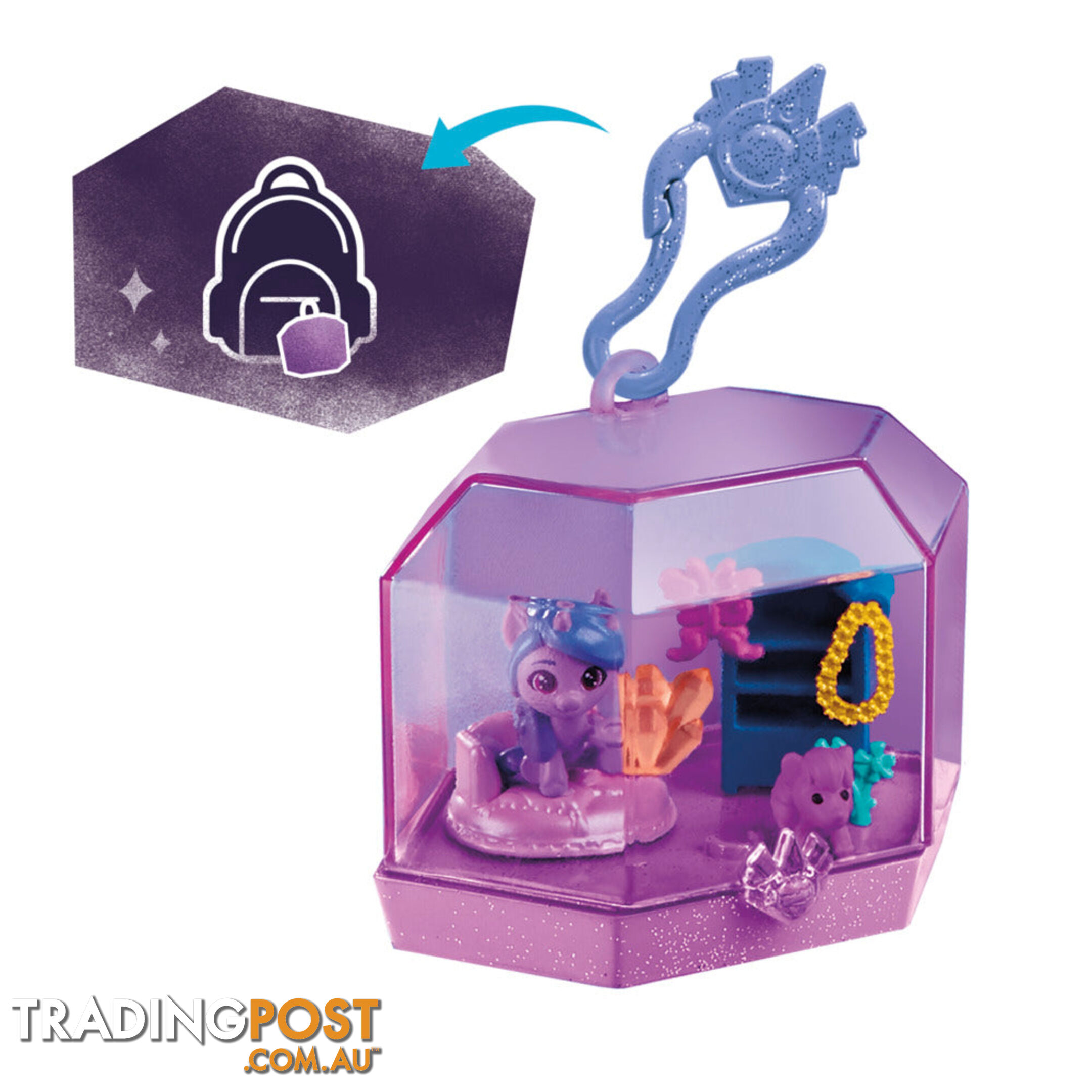 My Little Pony - Mini World Magic Crystal Keychain Izzy Moonbow - Hasbro - Hbf38725loo - 5010994109806