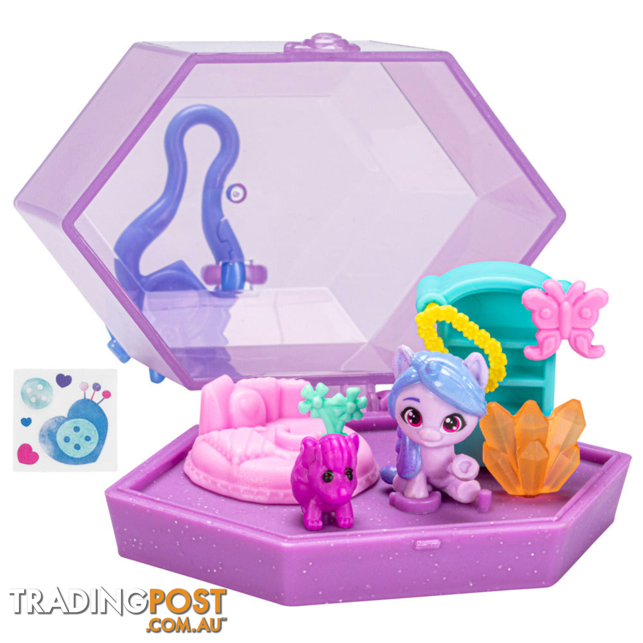 My Little Pony - Mini World Magic Crystal Keychain Izzy Moonbow - Hasbro - Hbf38725loo - 5010994109806