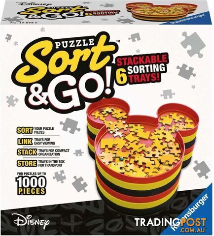 Ravensburger - Disney Mickeys Sort &go Puzzle Sorter - Mdrb17975 - 4005556179756