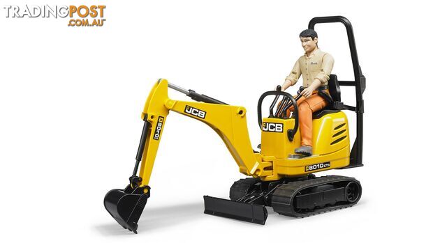 Bruder Jcb Micro Excavator 8010 Cts And Man - Bruder Construction 62002 - 4001702620028