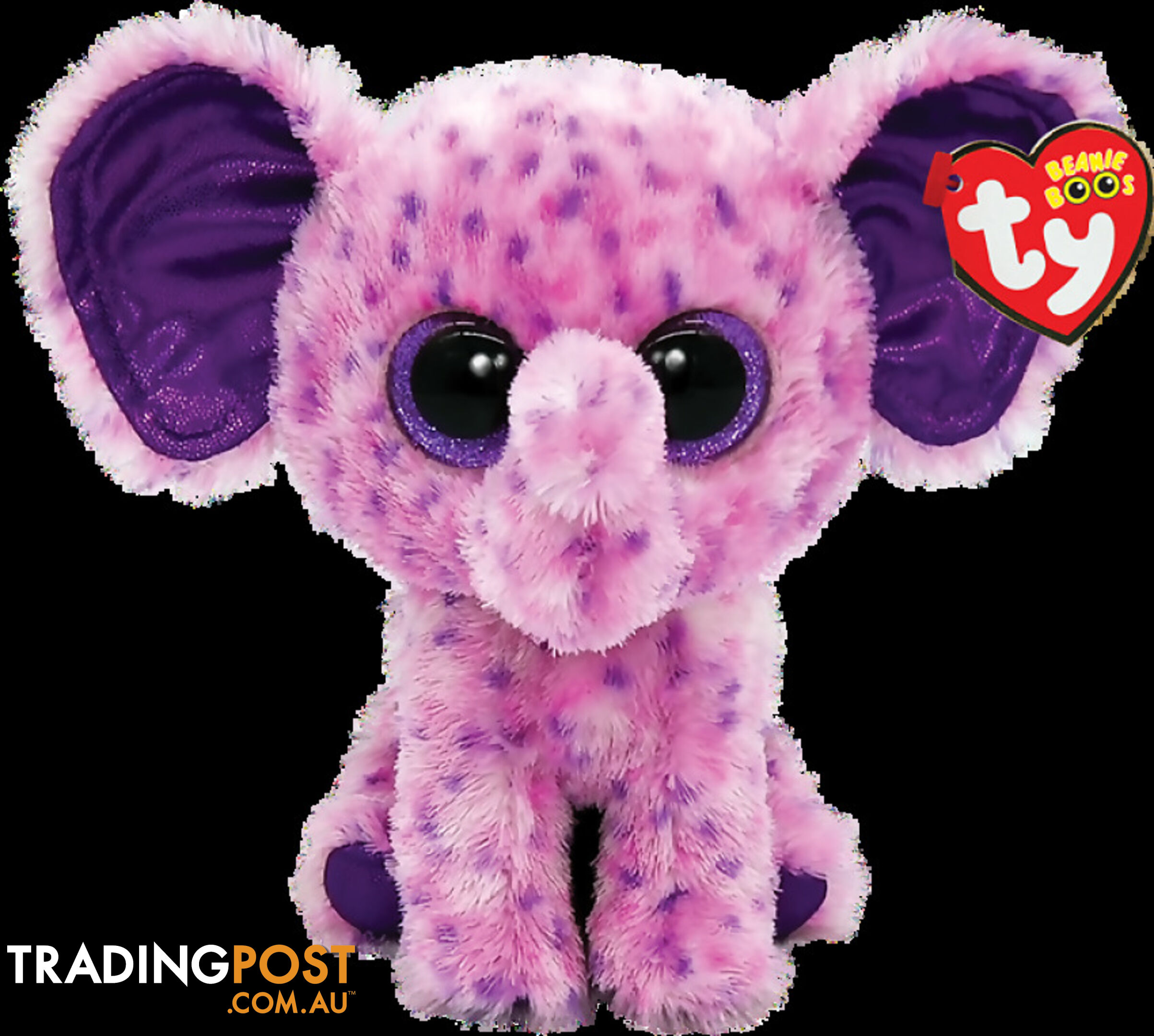 Ty - Beanie Boos - Eva Pink Speckled Elephant Small 15cm - Bg36386 - 008421363865