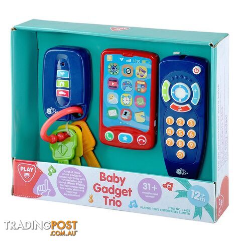 Baby Gadget Trio Battery Operated  Playgo Toys Ent. Ltd Art64833 - 4892401026750