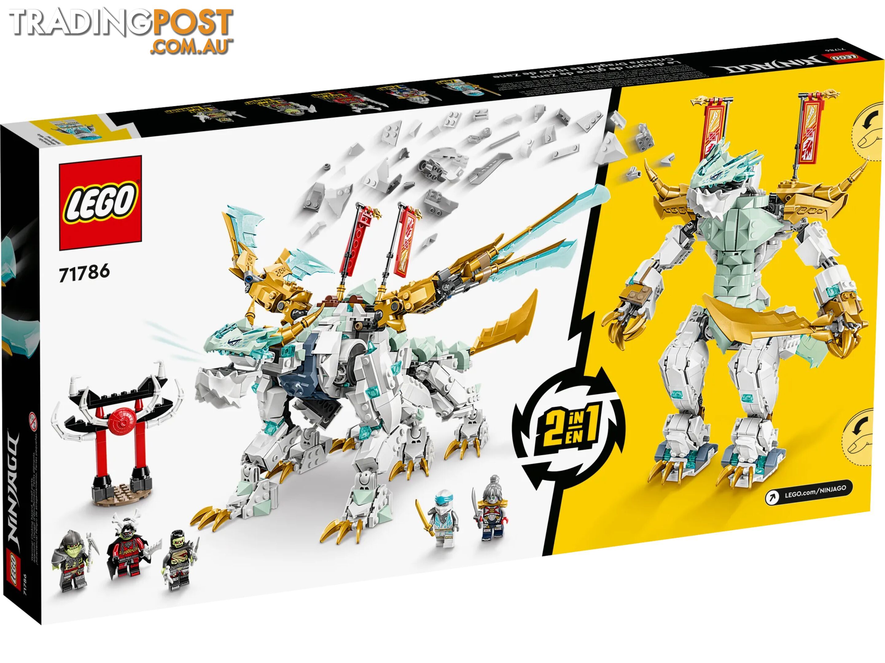 LEGO 71786 Zanes Ice Dragon Creature - Ninjago - 5702017413020