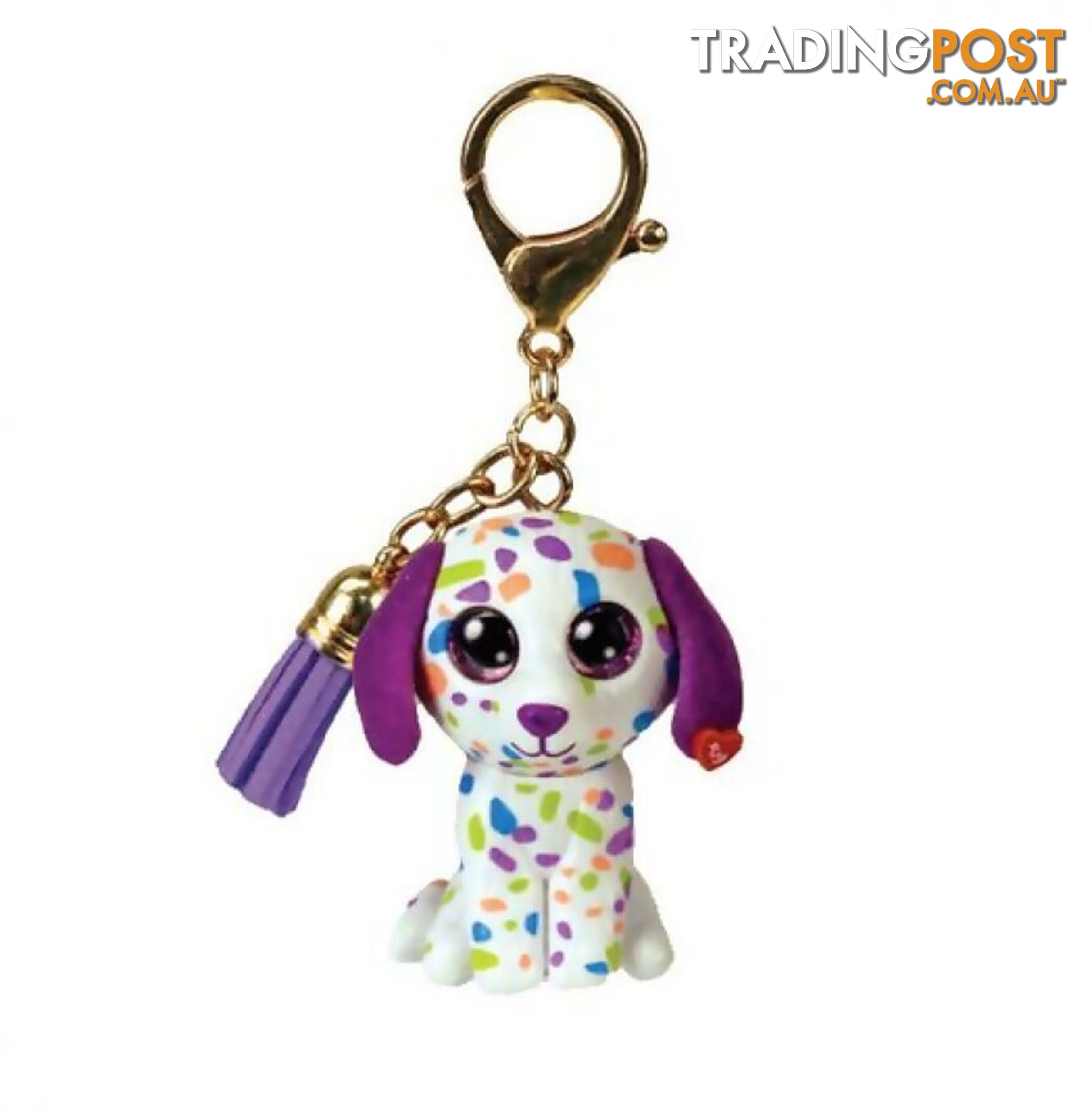 Ty - Beanie Boos - Mini Clip Darling The Dog With Tassel Mini - 5cm - Bg25056 - 008421250561