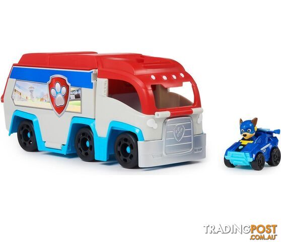 Paw Patrol - The Mighty Movie Pup Squad Patroller Toy Truck With Collectible Mighty Pups Chase Pup Squad Toy Car - Spin Master Si6067085 - 778988467213