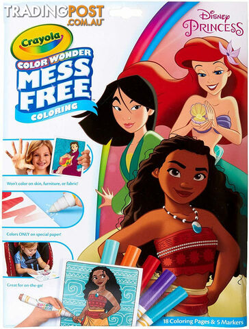 Crayola - Color Wonder Mess Free Disney Princess - Bs757003 - 71662870034