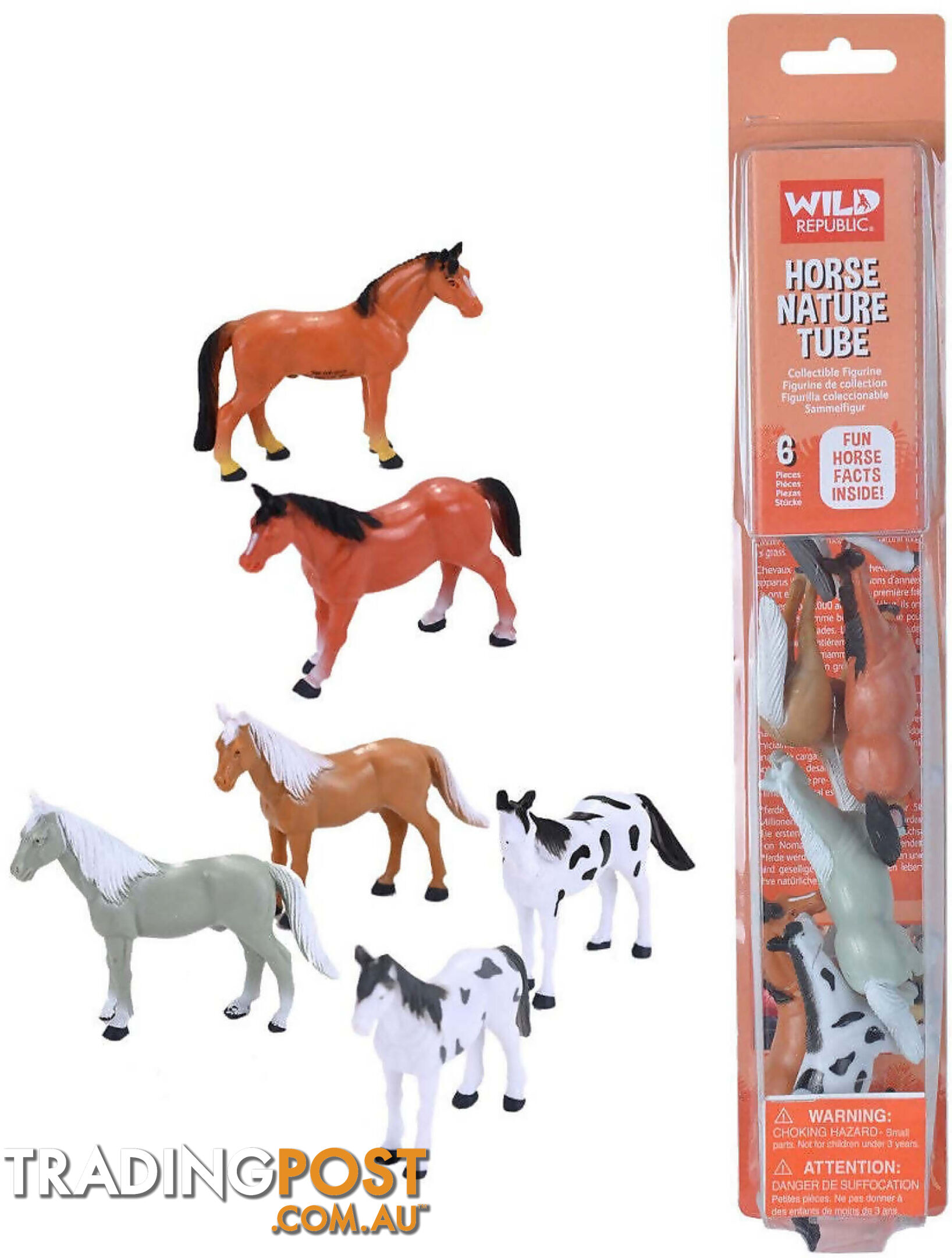 Wild Republic - Nature Tube Horse Collection - Wr12887 - 092389128871
