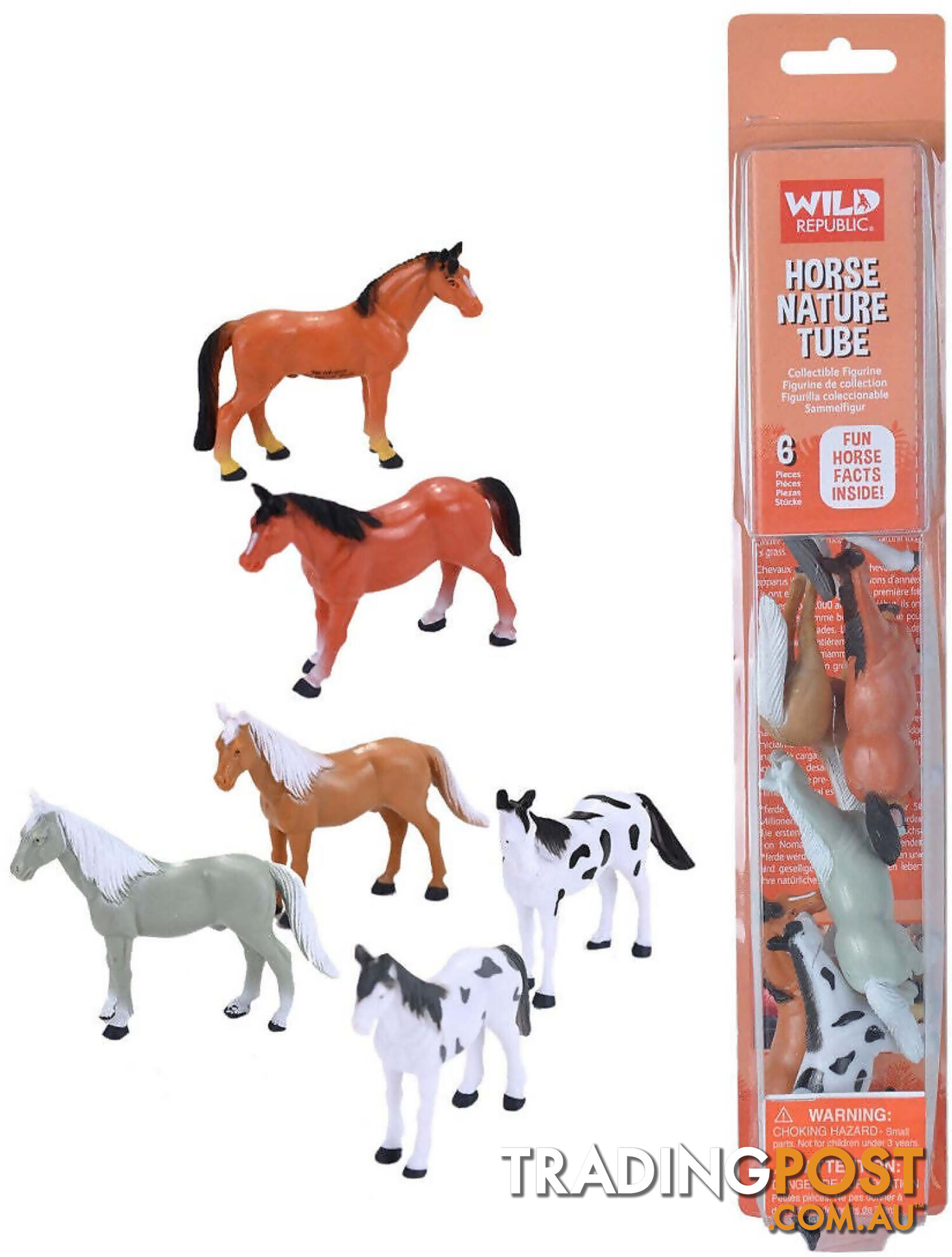 Wild Republic - Nature Tube Horse Collection - Wr12887 - 092389128871