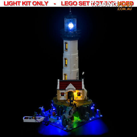 LIGHT KIT for LEGO Motorised Lighthouse 21335 - Light My Bricks - 754523893532
