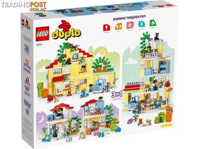 LEGO 10994 3in1 Family House - Duplo - 5702017417776