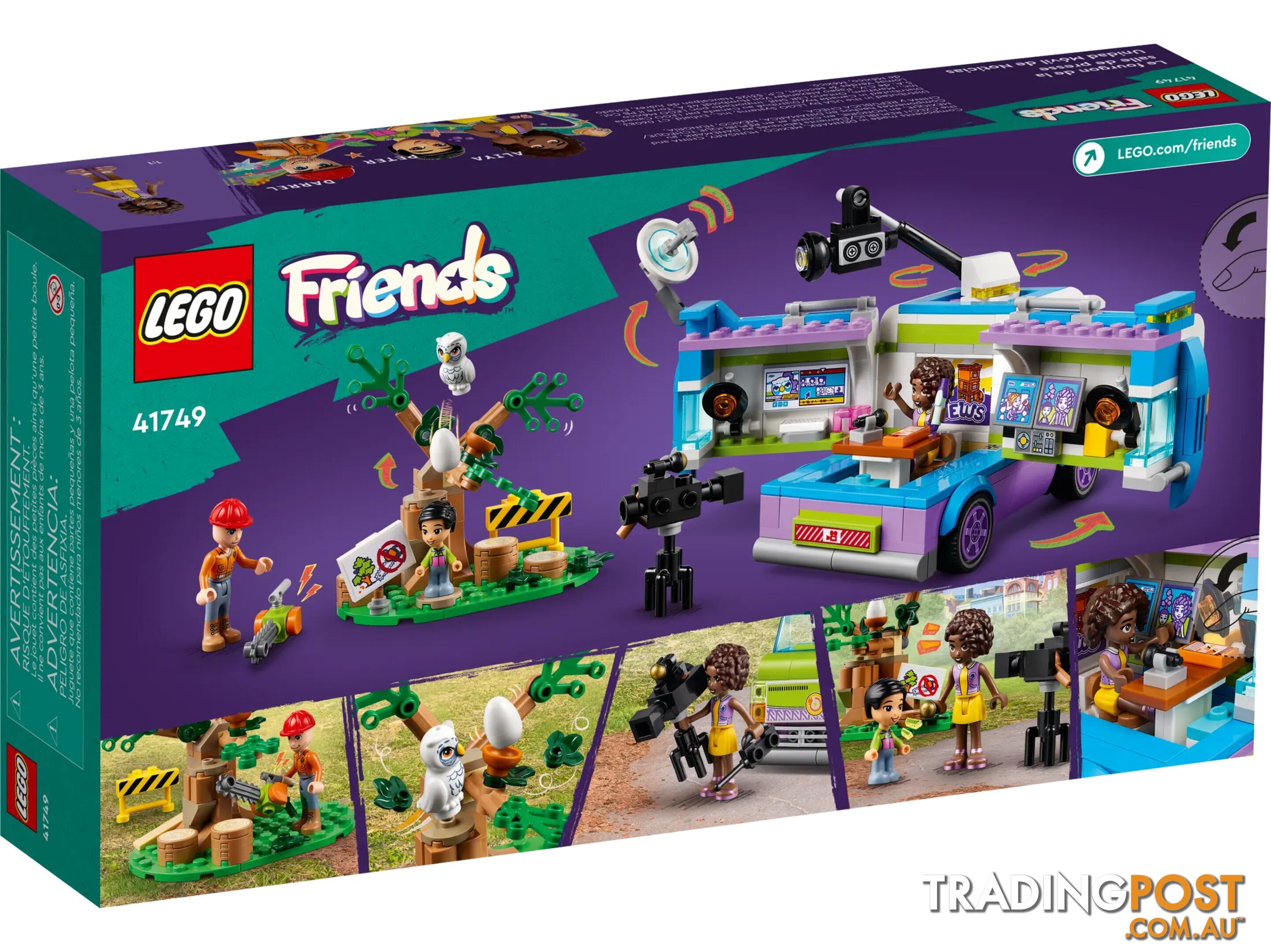 LEGO 41749 Newsroom Van - Friends - 5702017415321