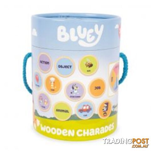 Bluey - Wooden Charades - Jsblu250c - 5055069721057