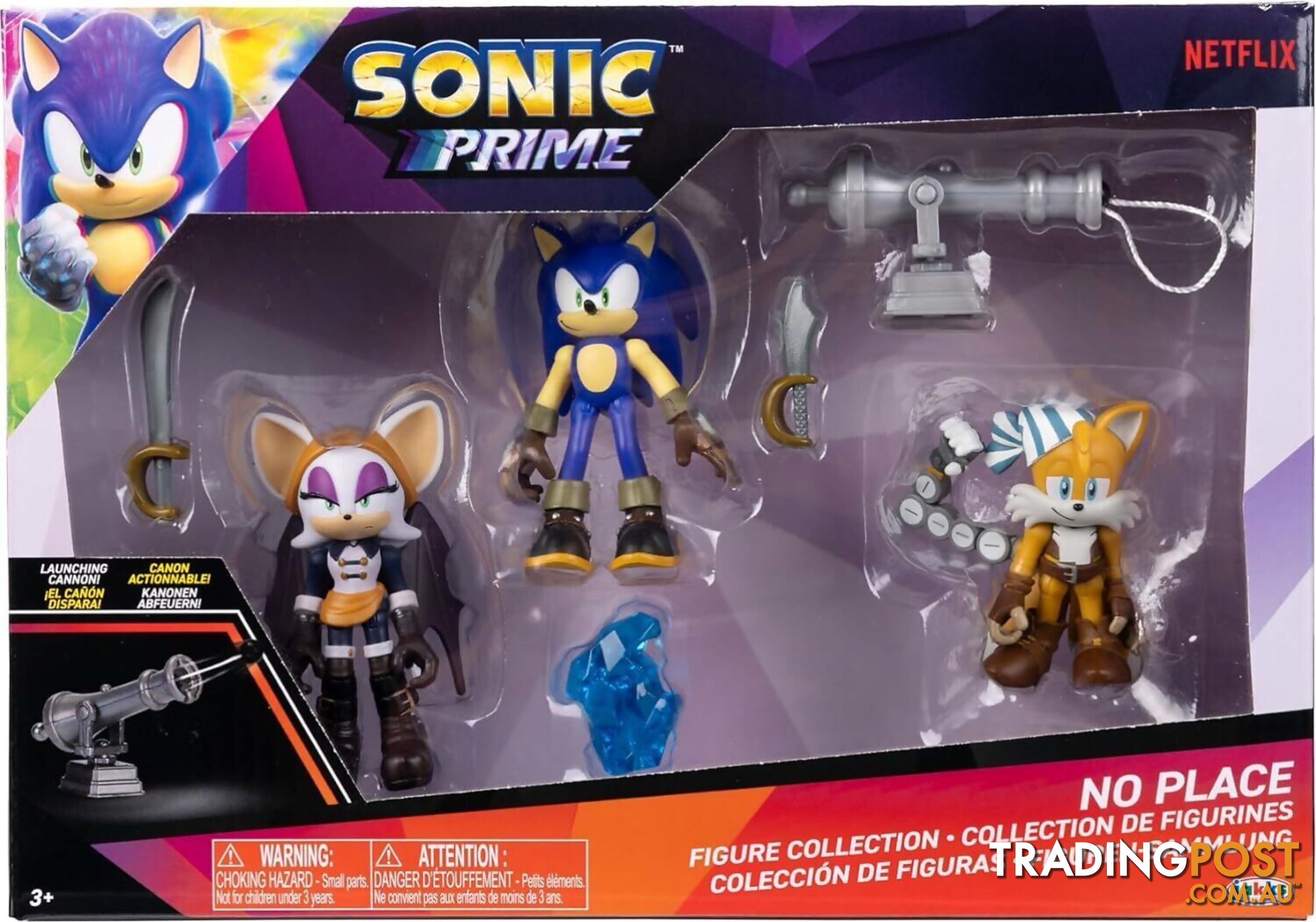 Netflix - Sonic Prime 2.5 Inch Figures Collection No Place - Hs417044 - 192995417045