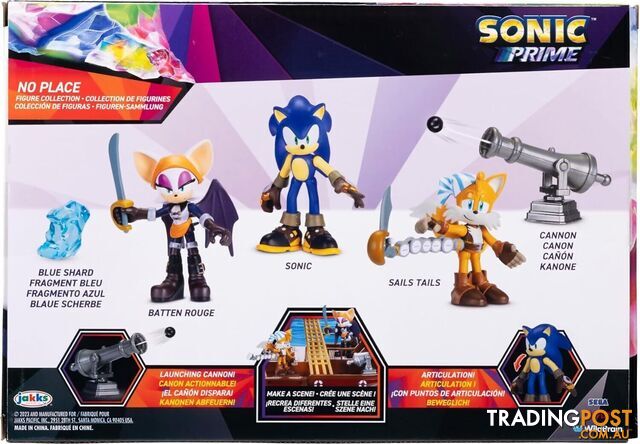 Netflix - Sonic Prime 2.5 Inch Figures Collection No Place - Hs417044 - 192995417045