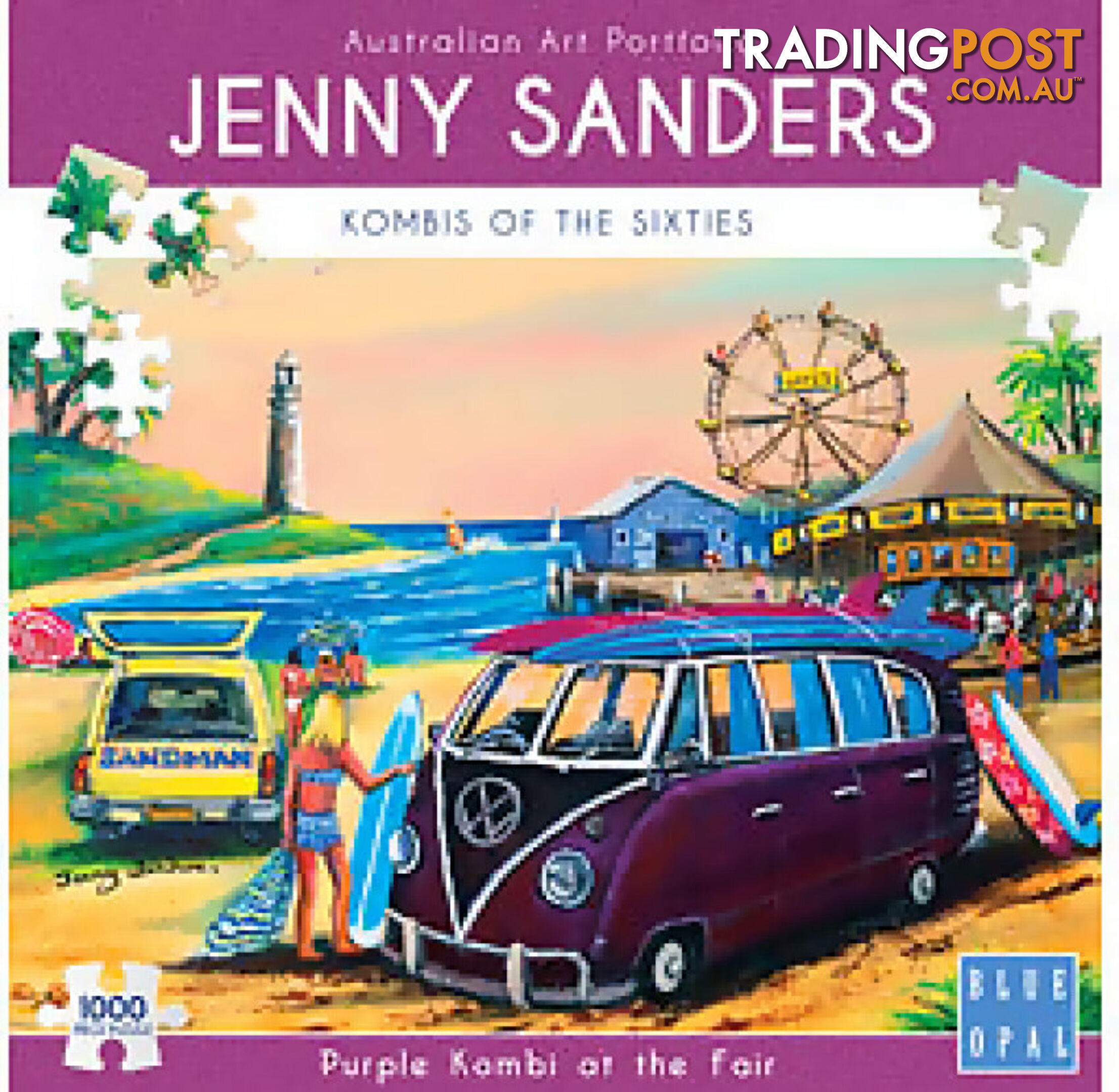 Blue Opal - Purple Kombi Fair Jigsaw Puzzle 1000 Pieces - Mdbl02068 - 0633793020681