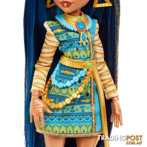 Monster High - Cleo De Nile Doll With Pet And Accessories - Mahhk54 - 194735069835