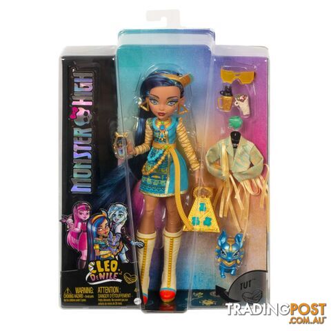 Monster High - Cleo De Nile Doll With Pet And Accessories - Mahhk54 - 194735069835