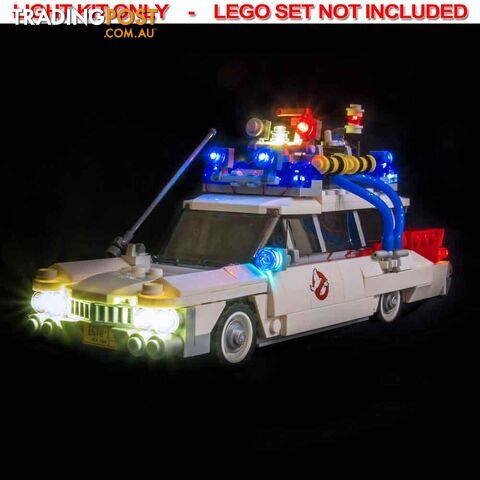 LIGHT KIT for LEGO Ghostbusters Ecto-1 10274 Light Kit - Light My Bricks - 744109767074