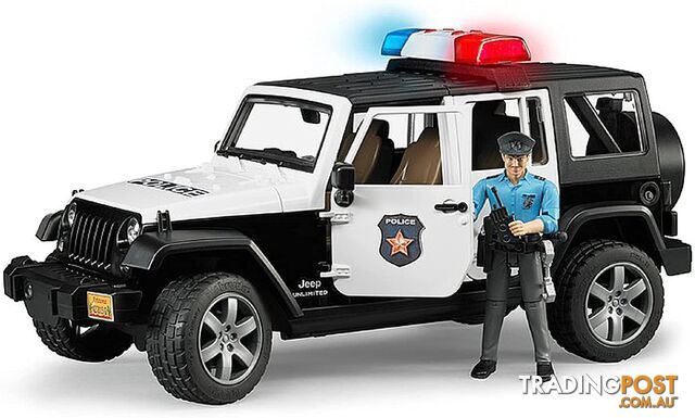 Bruder Police Jeep Wrangler Unlimited Rubicon Including Policeman Zi24002526 - 4001702025267