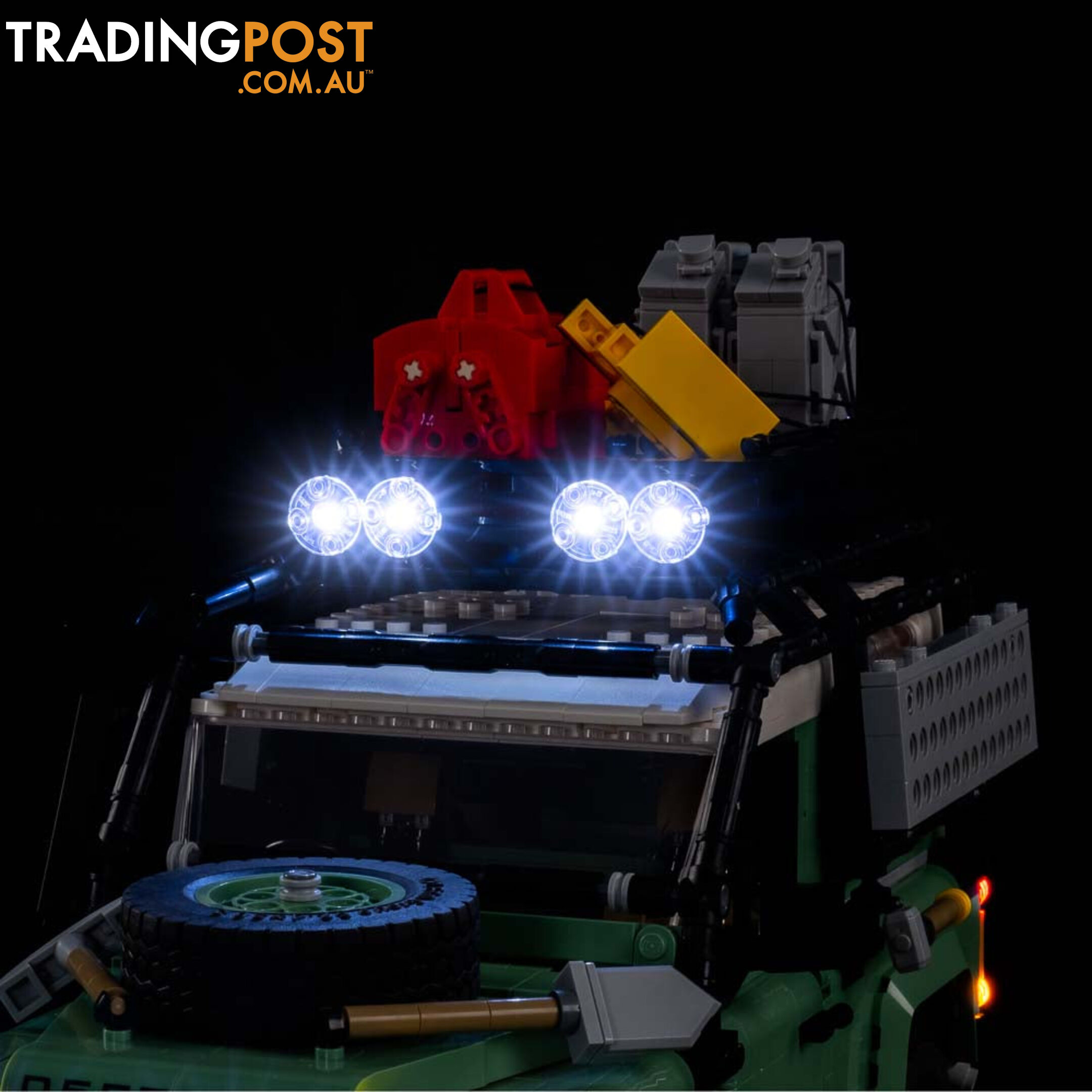 Light Kit For LEGO Land Rover Classic Defender 90 10317 - Light My Bricks - Lb72668409506 - 726684095063