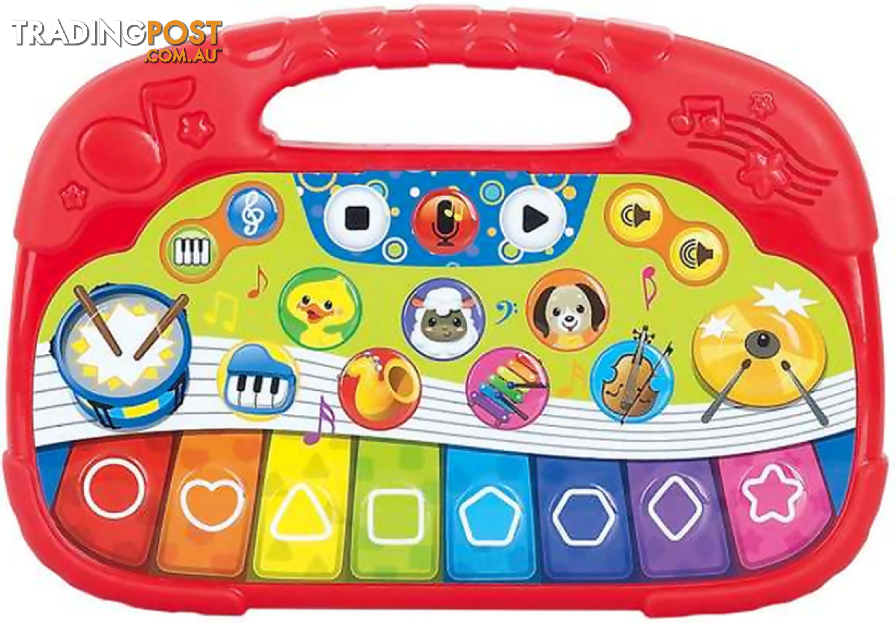 Playgo Toys Ent. Ltd. - Animal Orchestra Keyboard - Art66131 - 4892401013507