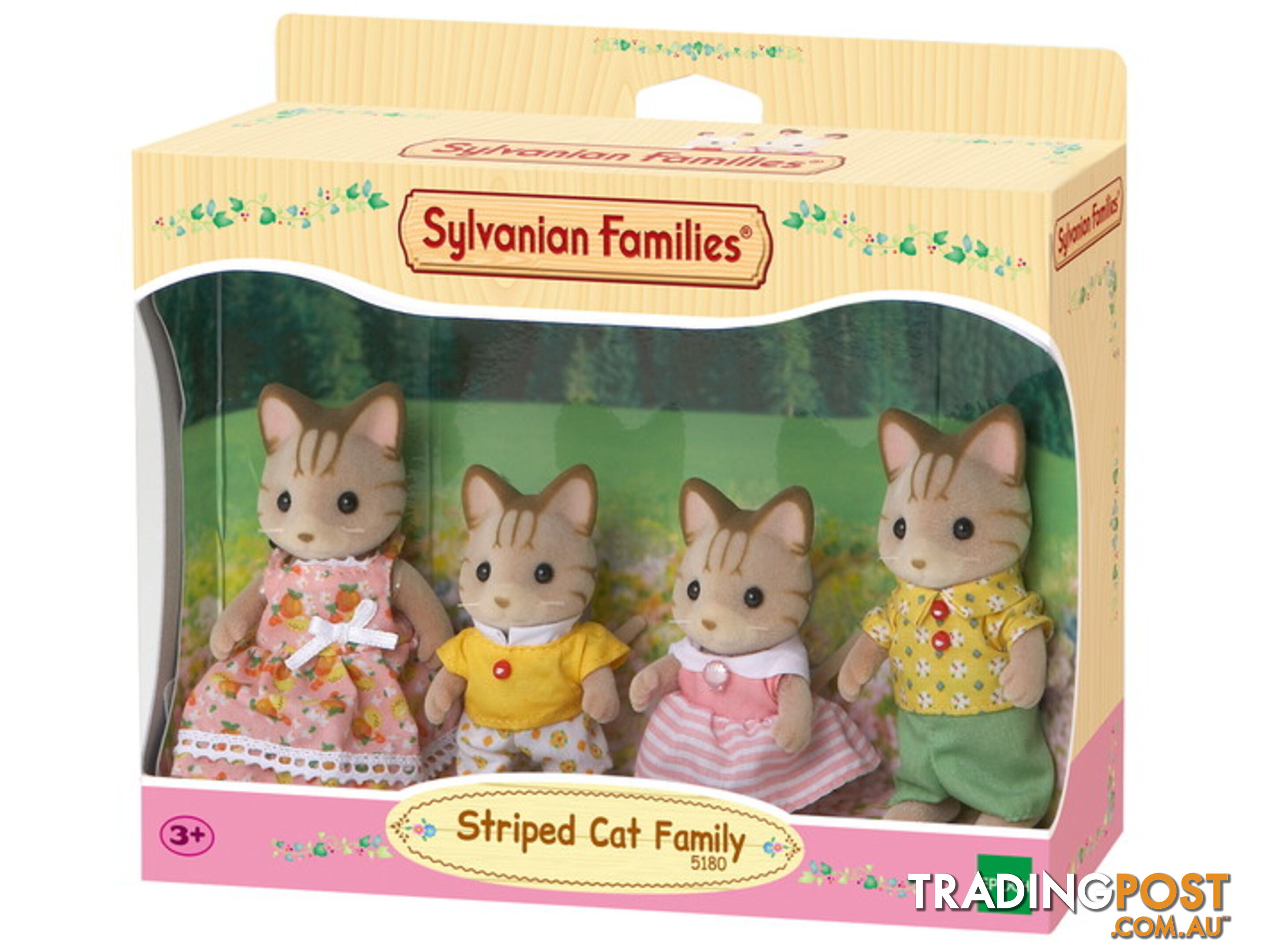 Sylvanian Families - Striped Cat Family - Mdsf5180 - 5054131051801