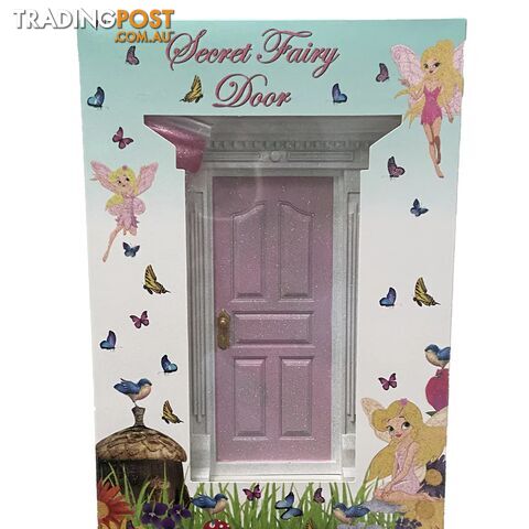 Cotton Candy -  Light Pink Glitter Secret Fairy Door - Ccfv104 - 9324641379280