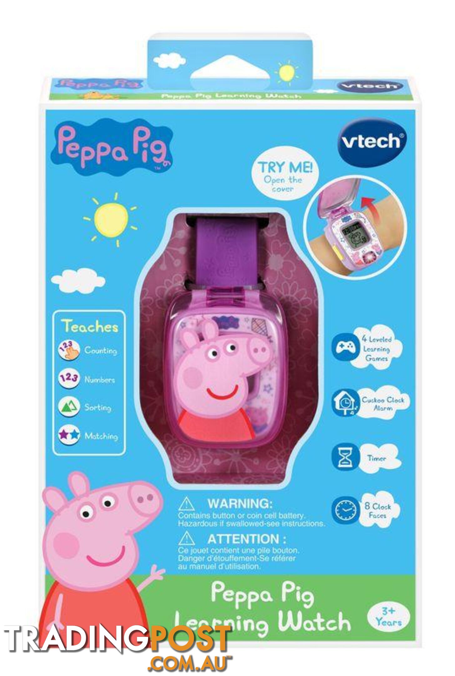 Peppa Pig - Learning Watch Vtech Tn80526000004 - 3417765260001