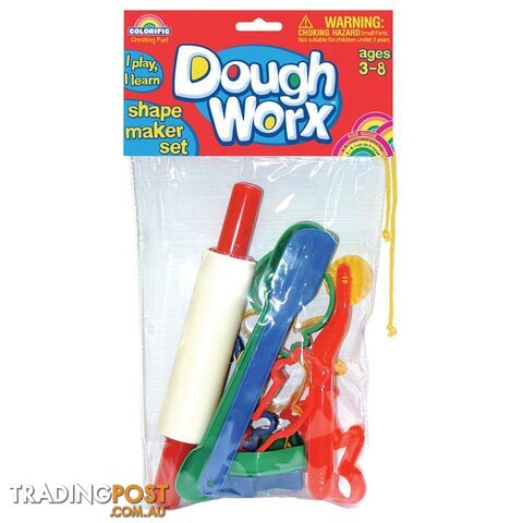 Colorific Dough Worx Shape Maker Set Cf103882 - 9314812103882