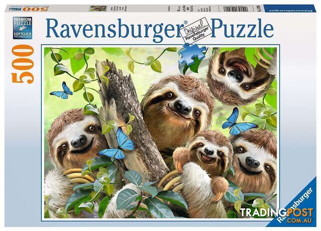 Ravensburger - Sloth Selfie Jigsaw Puzzle 500pc - Mdrb147908 - 4005556147908